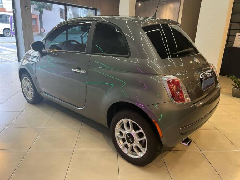 FIAT - 500 - 2011/2012 - Cinza - Sob Consulta