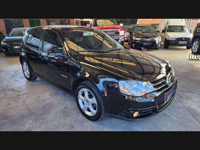 VOLKSWAGEN - GOLF - 2007/2008 - Preta - Sob Consulta