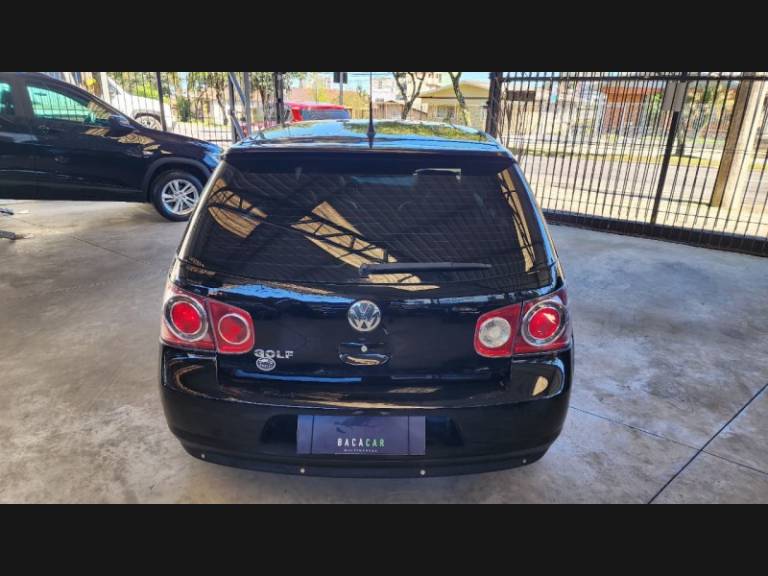VOLKSWAGEN - GOLF - 2007/2008 - Preta - Sob Consulta